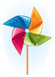 Cartoon windmill propeller