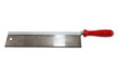 carpenter's saw on a white background