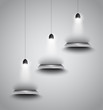 Shelves with 3 spotlights lamp with directional light