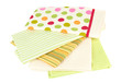 Kitchen towels isolated on white