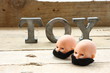 Two heads with mustaches