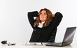 Elegant businesswoman in the office