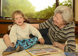 Photo: Grandma & Kid Playing at Home 4 Grandma & Kid Playing at Home 4