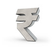 3d Metal Indian Rupee
