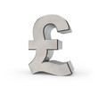 3d Metal Pound Sign