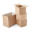 cardboard box package moving transportation delivery