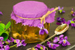 Confiture from violet flowers