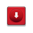vector icon with download sign inside