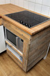 Photo: cuisinière à induction et four micro-ondes customisés cuisinière à induction et four micro-ondes customisés