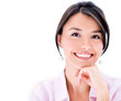 Foto: Confident woman smiling Confident woman smiling