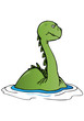 swimming dinosaur