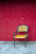 Yellow outdoor chair