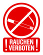 Vector: Hinweisschild - Rauchen Verboten! (I) Hinweisschild - Rauchen Verboten! (I)