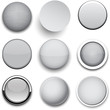 Round grey icons.