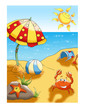 Illustrazione: spiaggia spiaggia