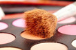 Eyeshadow kit with brush