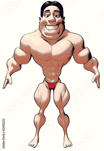Illustration: Bodybuilder Bodybuilder