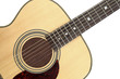 Guitar Soundhole, Bridge, and Fingerboard