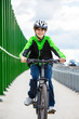 Healthy lifestyle - teenage boy biking
