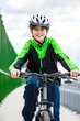 Healthy lifestyle - teenage boy biking