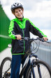 Healthy lifestyle - teenage boy biking