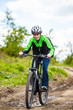 Boy cycling