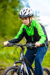 Boy cycling