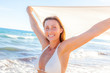 female beach freetime