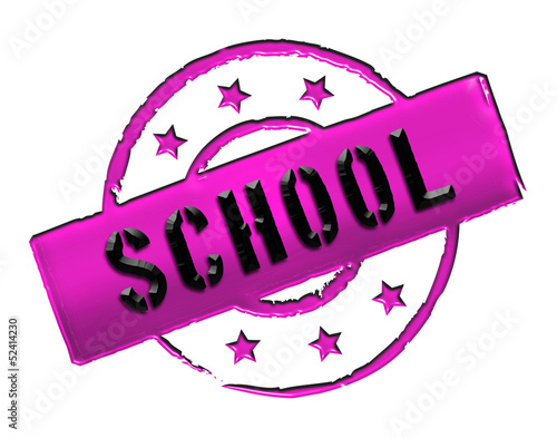 Illustration: Stamp - school Stamp - school