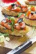 Photo: bruschetta, mozzarella, dried tomatoes... bruschetta, mozzarella, dried tomatoes...