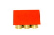 Geld mit rotem Dach