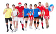 Photo: Large group of sports people Large group of sports people