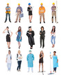 Photo: Professional workers, businessman, cooks, doctors, Professional workers, businessman, cooks, doctors,