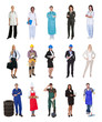 Photo: Professional workers, businessman, cooks, doctors, Professional workers, businessman, cooks, doctors,