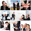 Set of various business images