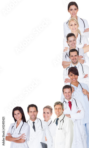 Photo: Large group of doctors and nurses Large group of doctors and nurses