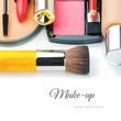 Colorful make-up products