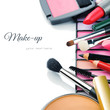 Colorful make-up products