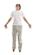 man in a jump