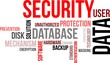 word cloud - data security