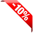 Banner "-10%" Red