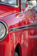 Red vintage car