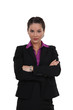 Photo: Businesswoman stood with arms crossed Businesswoman stood with arms crossed