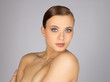 Frau nackt Wellness Portrait