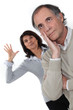Couple having a disagreement