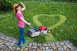 a heart in the meadow