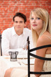 Couple in a restaurant
