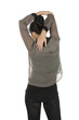 Business Woman Get Back Pain