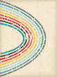 Abstract vintage brochure design