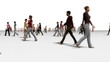 Anonymous crowd Female characters only